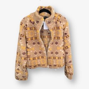 Love Tree Tan and Brown Women's Jacket